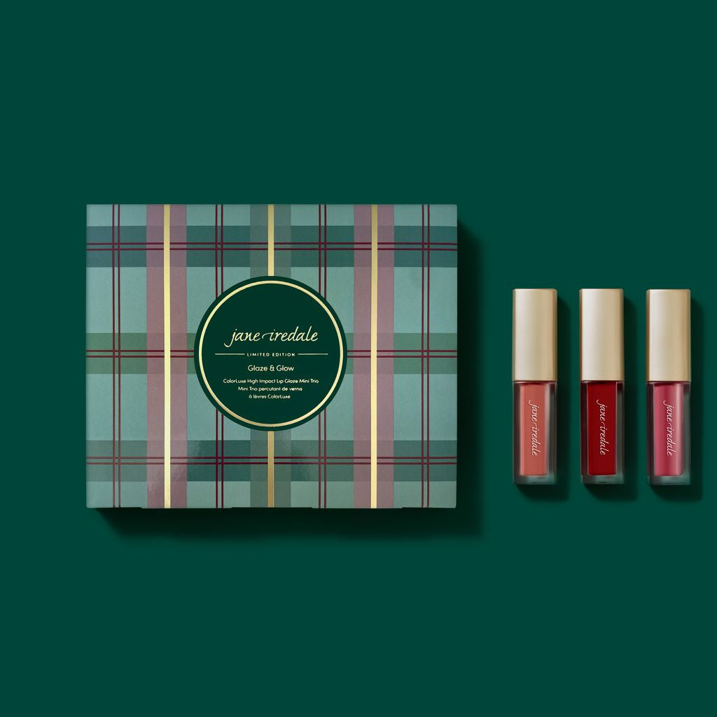 GLAZE & GLOW ColorLuxe High Impact Lip Glaze Mini Trio